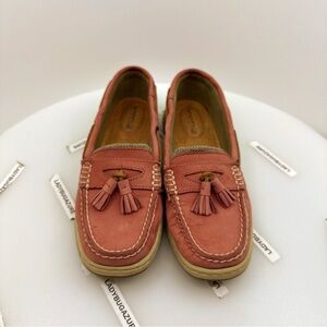 Sperry Women’s Pink Tassel Loafers Size 7